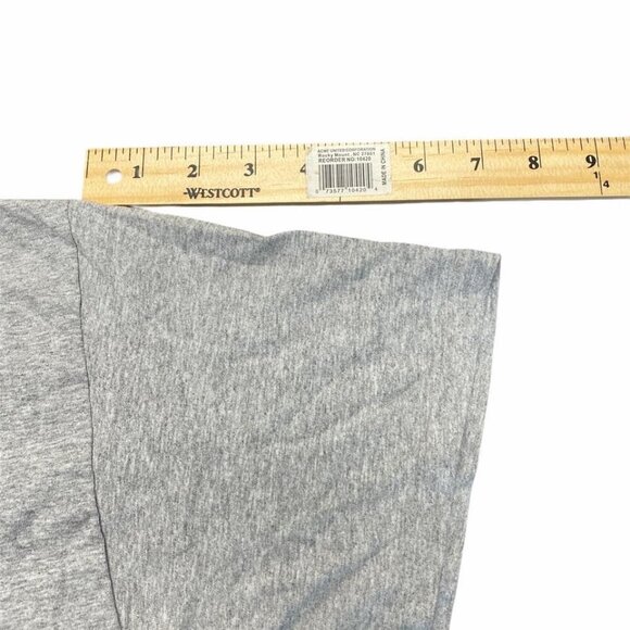 Fruit Of The Loom Women's Gray Graphic T-Shirt Size M Short Sleeves Cotton - Picture 4 of 4